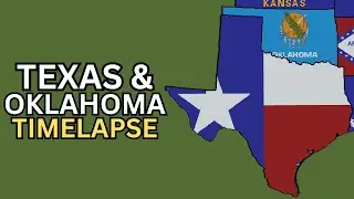 Texas & Oklahoma - Minecraft US State Flag Map [Part 15]