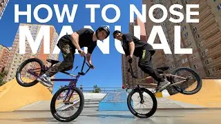 Как делать NOSE MANUAL на BMX? Рассказываем и учимся вместе!