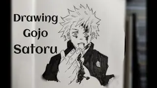 |How to Draw Gojo Satoru || Drawing Gojo || Jujutsu Kaisen