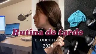 RUTINA DE TARDE/NOCHE PRODUCTIVA COMO ESTUDIANTE (invierno :))))