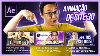 Como ANIMAR um PRINT SCREEN em 3D no After Effects!