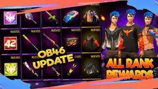 ALL RANK REWARDS OB46 UPDATE || CS RANK || BR RANK || FREE FIRE 🇮🇳