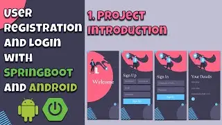 1 User Login & Register With Android & SpringBoot  Project Intro