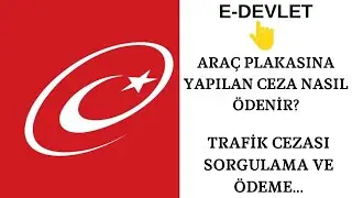 Trafik Cezası İnternetten Nasıl Ödenir./Araç Plakasına Yapılan Ceza Sorgulama ve Ödemesi.