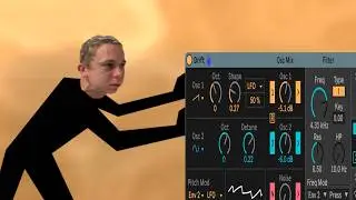 Ableton Drift creates massive dubstep bass if you push it hard enough