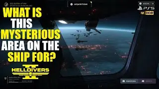 Helldivers 2 Mysterious Area On Ship! - PS5 4K HDR