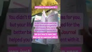 Would you rather stay stuck in life or try something you have done before?! Journaling works!