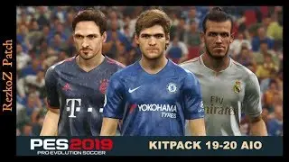 PES 2019 | NEW KITPACK SEASON 2019-2020 AIO