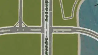 Compact interchange, Cities Skylines
