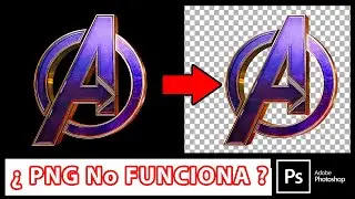 ❤️ Solution for PNGs that don't work [have a black background instead of transparent] in Photoshop