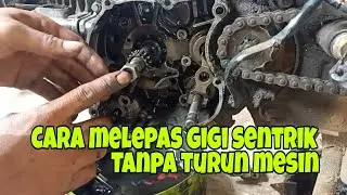 Cara Melepas/Ganti Gigi Sentrik Jupiter Tanpa Turun Mesin