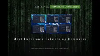 Most Importants Networking Commands And Explanations in Kali LInux 2024