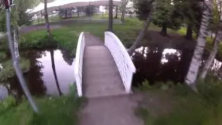 Et svevende blikk på Gjøvik Gård - Mikrokopter + GoPro