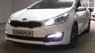 Улучшение света KIA SEED 2017 . BI-LED I.LINS