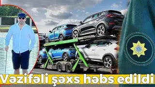 Ölkəyə gətirilən maşınları rüşvət alıb aşağı qiymətə rəsmiləşdirirmiş - Vəzifəli şəxs həbs edildi