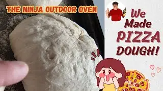 We Made Pizza Dough And It Tasted Amazing! Pizza Cooked In Ninja Outdoor Oven @NinjaKitchenUS