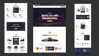 Create A Multiple Pages website html css javascript & bootstrap || With source code