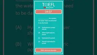 TOEFL Grammar Practice 