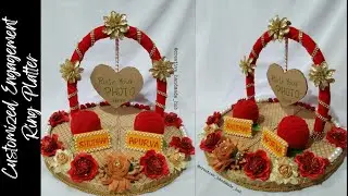 DIY Engagement Ring Platter | Customized Ring Platter | Ring Tray Decoration for Engagement at Home