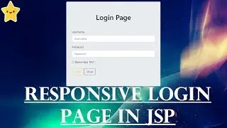 Login page in jsp using eclipse with bootstrap || Part -2