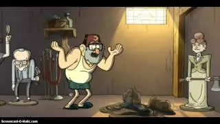 Gravity Falls-Wax Abraham Lincoln is murdered