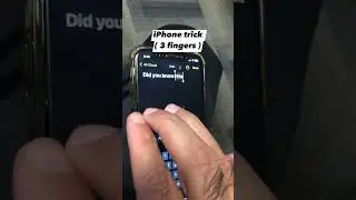 iPhone undo and redo trick 🤫