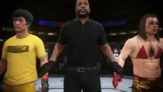 UFC 4 | Bruce Lee vs. Saki Yanase (Asian Girl) (EA Sports UFC 4)