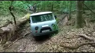 уаз по лесу 31колеса