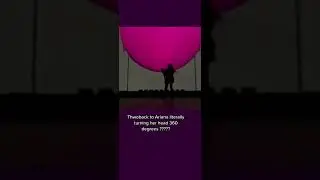 Ariana Grande Turning Her Head 360 Degrees tiktok pressedbybarbzz