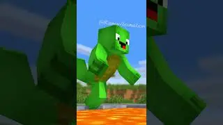 JJ helps Mikey - MAIZEN Minecraft Animation 