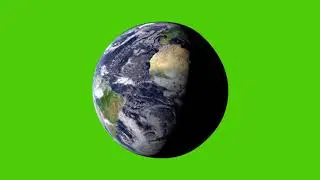 Realistic Earth Green Screen Animation [Free to use]