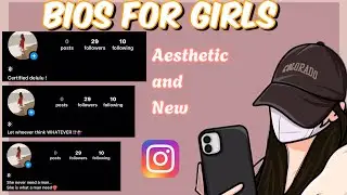 Instagram bios ideas for girls 💕||Aesthetic bio for girls✨