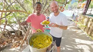 Making Oil Down in Grenada! The National Dish! 🇬🇩