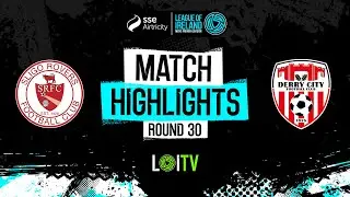 SSE Airtricity Men's Premier Division Round 30 | Sligo Rovers 1-0 Derry City | Highlights