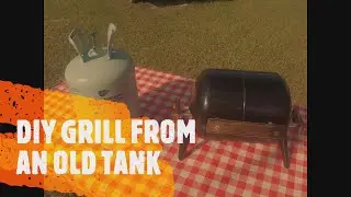 DIY Grill From An Old Tank