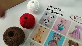 Kit Amigurumi Osito con revista manos maravillosas Amigurumis