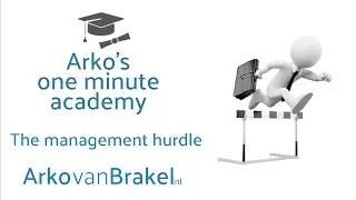 The management hurdle...