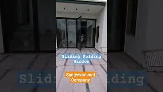Sliding Folding Door Window With Laminated Glass & Soundproof #viral #interiordesign