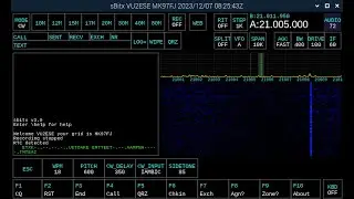 sBitxv3 - CW operation