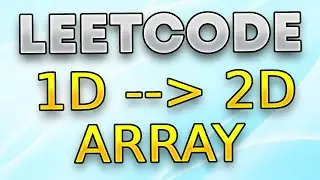Leetcode çözümleri | Convert 1D Array Into 2D Array