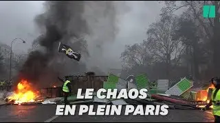 Gilets jaunes: les images du chaos à Paris