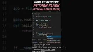 How to Resolve Internal Server Error with Python #analystrising #python  #coding #programming