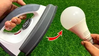 This Man is Genius! Repair Broken LED Bulb Using Only Iron (Fix Damaged LED Bulb)
