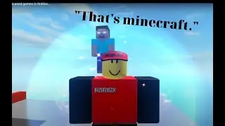 Minecraft cursed games in Roblox...