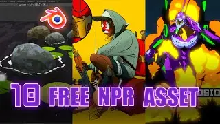 10 Free NPR Assets For Blender