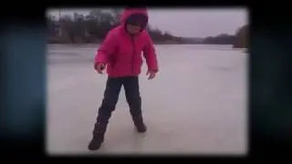 Упала на льду | Прикол)