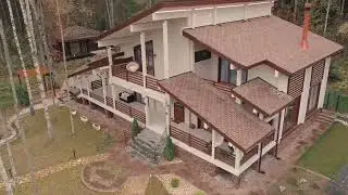 Двухэтажный комфортабельный загородный дом