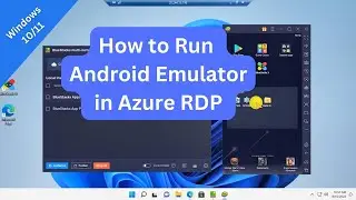 How to Run Android Emulator in RDP | Azure RDP |