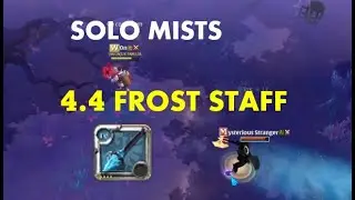 ALBION ONLINE SOLO MISTS! 4.4 FROST STAFF! STREAM HIGHLIGHTS#2!