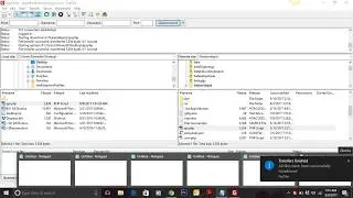 Using FileZilla to upload/download files from a web server/local server